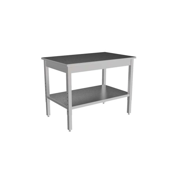 Stainless Steel Table with Adjustable Frame 48x30x1