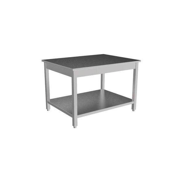 Stainless Steel Table with Frame 48x36x1