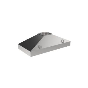 ICH-6030-18 Stainless Steel Island Canopy Hood, front view