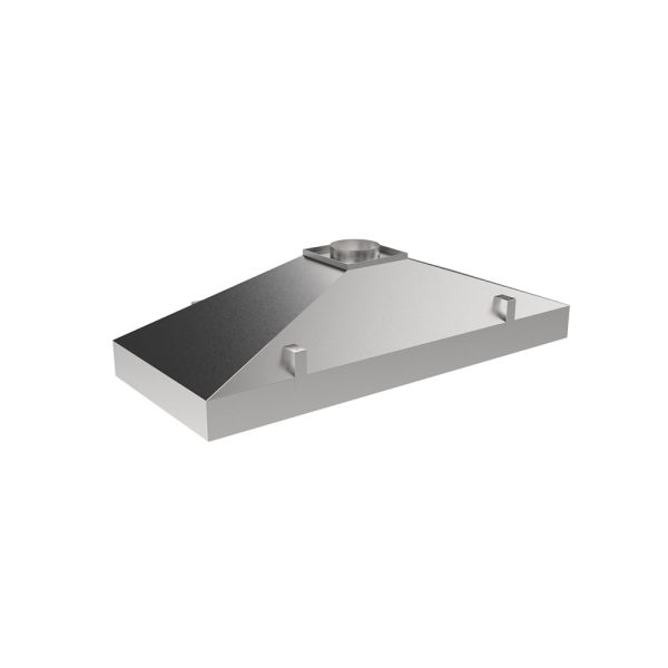 ICH-7230-18 Stainless Steel Island Canopy Hood, front view