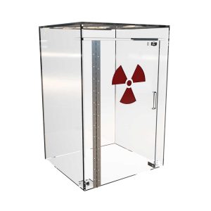 ARSC-2435 Acrylic Radioactive Cabinet with Hinged Door and Pull Handle