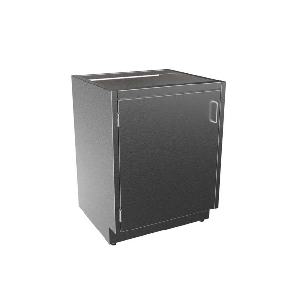 SBC3224-LH Stainless Steel ADA Height Base Cabinet
