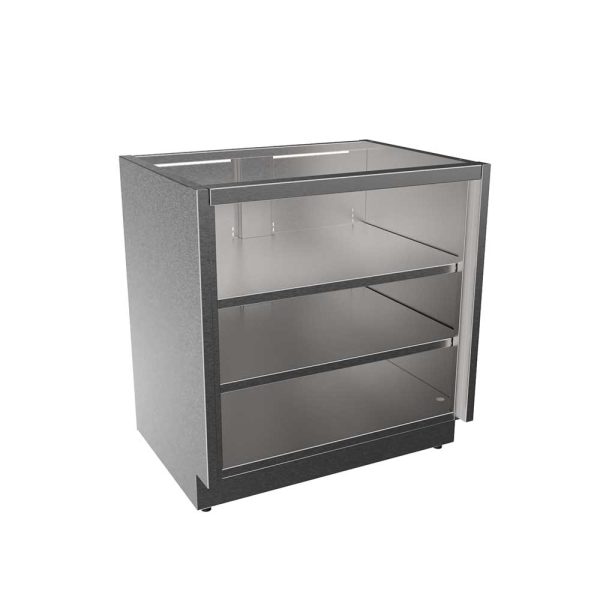 SBC3230-OF Stainless Steel ADA Height Base Cabinet, Open Face