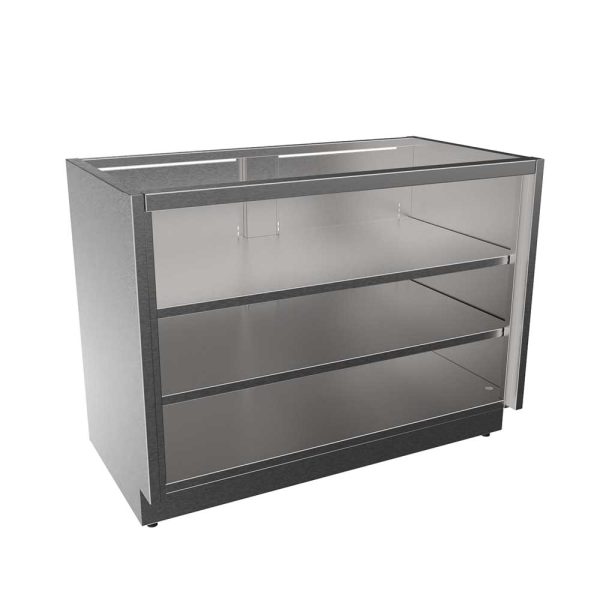 SBC3242-OF Stainless Steel ADA Height Base Cabinet, Open Face
