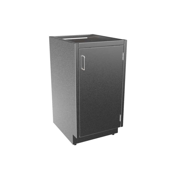 SBC3518-RH Stainless Steel Standing Height Base Cabinet