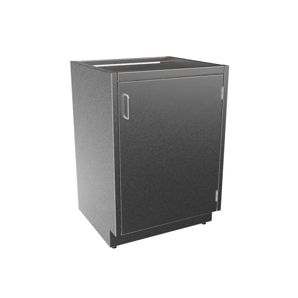 SBC3524-RH Stainless Steel Standing Height Base Cabinet