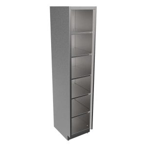SFC8418-OF Stainless Steel Open Face Tall Cabinet