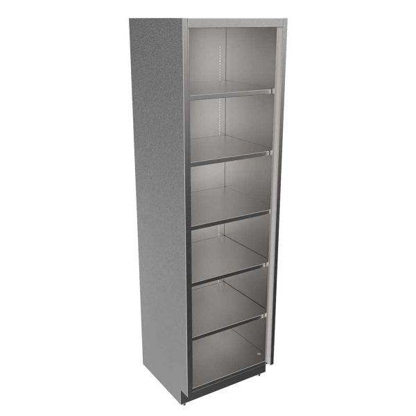 SFC8424-OF Stainless Steel Open Face Tall Cabinet