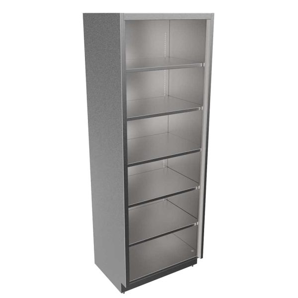 SFC8430-OF Stainless Steel Open Face Tall Cabinet