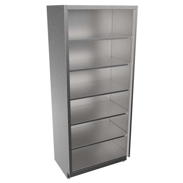 SFC8436-OF Stainless Steel Open Face Tall Cabinet