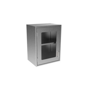 SWC2418-GD-LH Stainless Steel Framed Glass Door Wall Cabinet