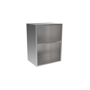 SWC2418-OF Stainless Steel Open Face Wall Cabinet