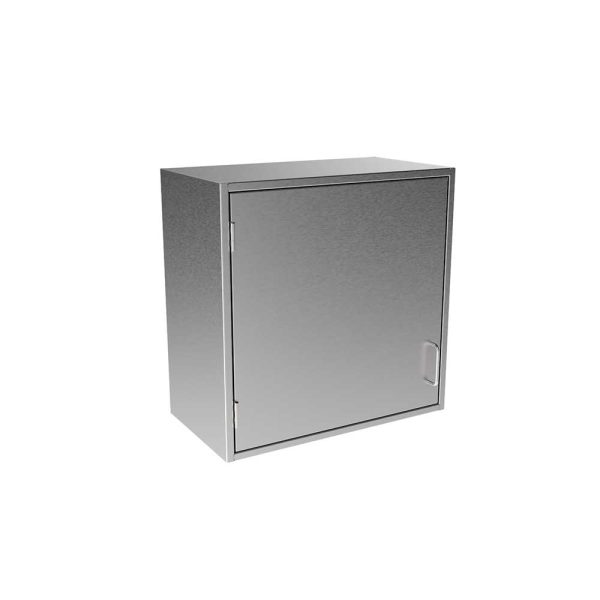 SWC2424-LH Stainless Steel Solid Door Wall Cabinet