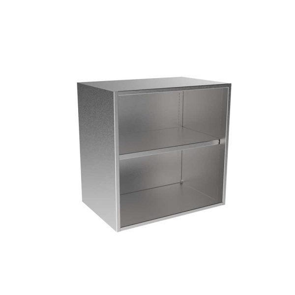 SWC2424-OF-16 Stainless Steel Open Face Wall Cabinet