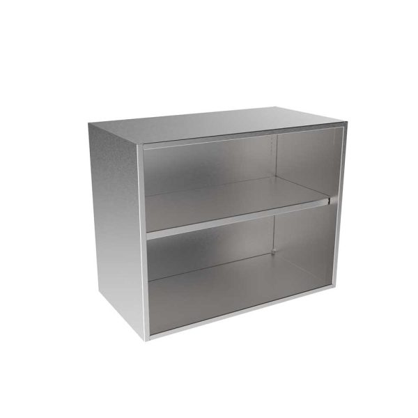 SWC2430-OF-16 Stainless Steel Open Face Wall Cabinet