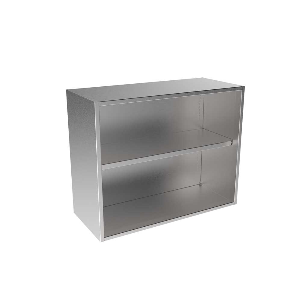 SWC2430-OF Stainless Steel Open Face Wall Cabinet