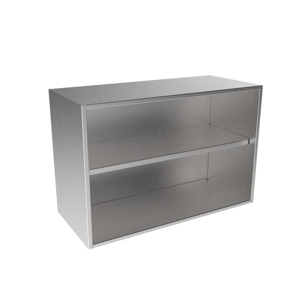 SWC2436-OF-16 Stainless Steel Open Face Wall Cabinet