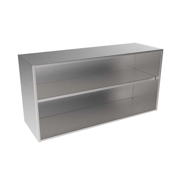 SWC2448-OF-16 Stainless Steel Open Face Wall Cabinet