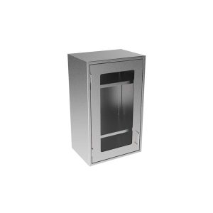 SWC3018-GD-LH Stainless Steel Framed Glass Door Wall Cabinet