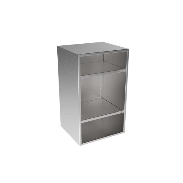SWC3018-OF-16 Stainless Steel Open Face Wall Cabinet