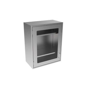 SWC3024-GD-LH Stainless Steel Framed Glass Door Wall Cabinet