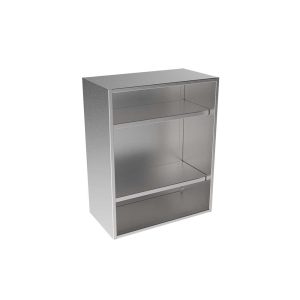 SWC3024-OF Stainless Steel Open Face Wall Cabinet