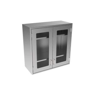 SWC3030-GD Stainless Steel Framed Glass Door Wall Cabinet