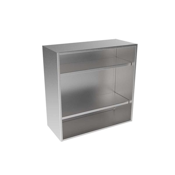 SWC3030-OF Stainless Steel Open Face Wall Cabinet