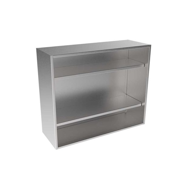 SWC3036-OF Stainless Steel Open Face Wall Cabinet