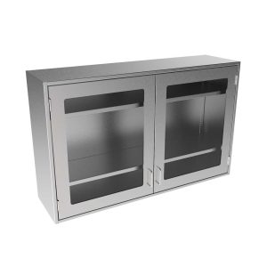 SWC3048-GD Stainless Steel Framed Glass Door Wall Cabinet