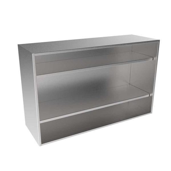 SWC3048-OF-16 Stainless Steel Open Face Wall Cabinet