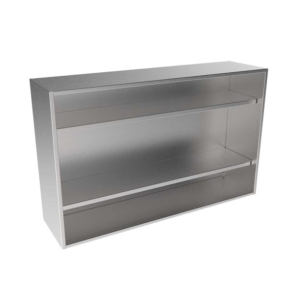 SWC3048-OF Stainless Steel Open Face Wall Cabinet