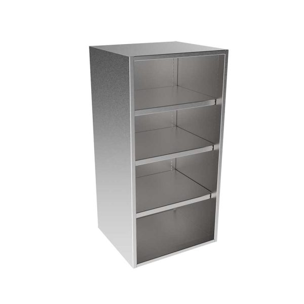 SWC3618-OF-16 Stainless Steel Open Face Wall Cabinet