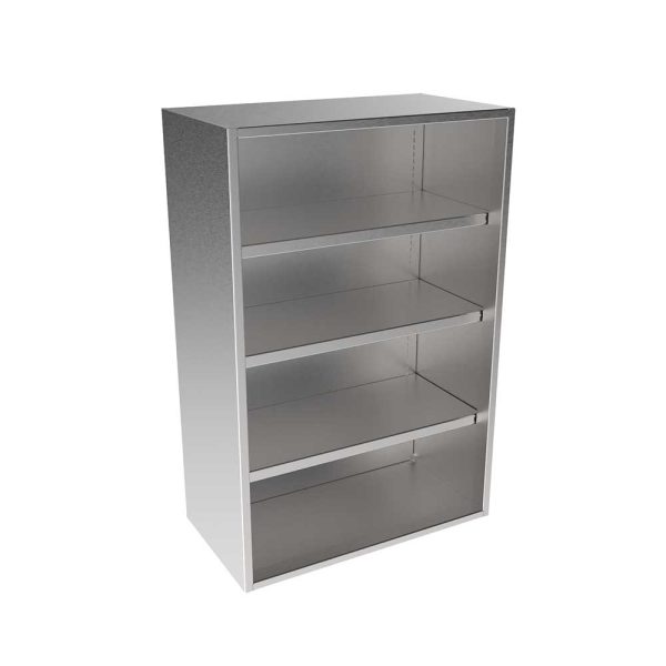SWC3624-OF Stainless Steel Open Face Wall Cabinet