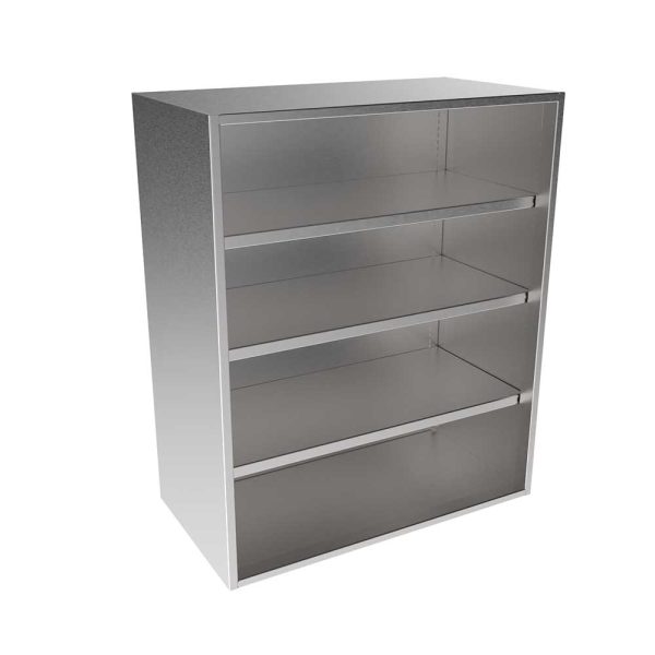 SWC3630-OF-16 Stainless Steel Open Face Wall Cabinet