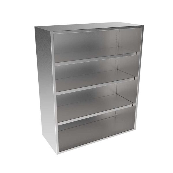 SWC3630-OF Stainless Steel Open Face Wall Cabinet
