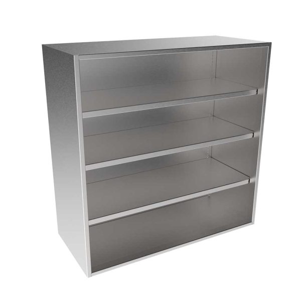 SWC3636-OF-16 Stainless Steel Open Face Wall Cabinet