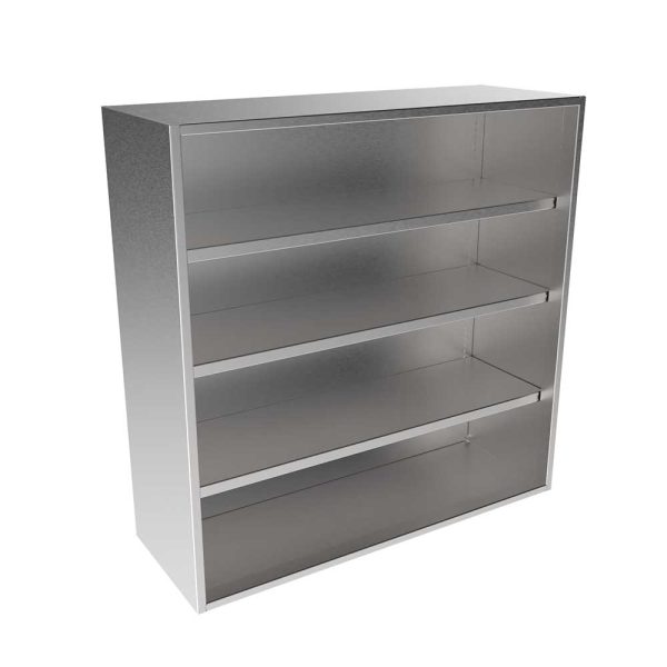 SWC3636-OF Stainless Steel Open Face Wall Cabinet