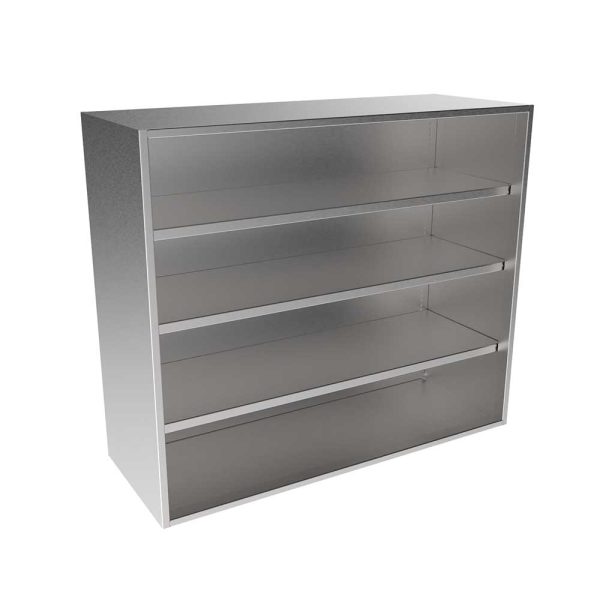 SWC3642-OF-16 Stainless Steel Open Face Wall Cabinet