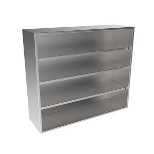 SWC3642-OF Stainless Steel Open Face Wall Cabinet