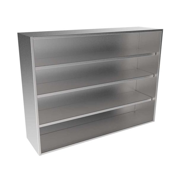 SWC3648-OF Stainless Steel Open Face Wall Cabinet