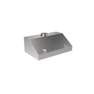 WCH-4830-18 Stainless Steel Wall Canopy Hood, front view