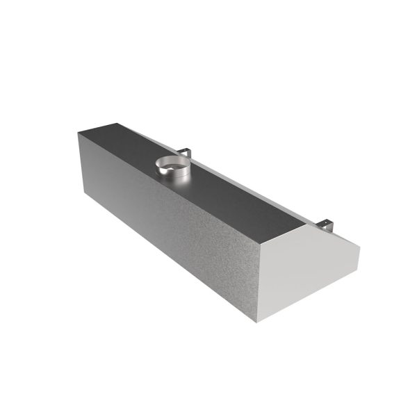 WCH-7230-18 Stainless Steel Wall Canopy Hood, back view