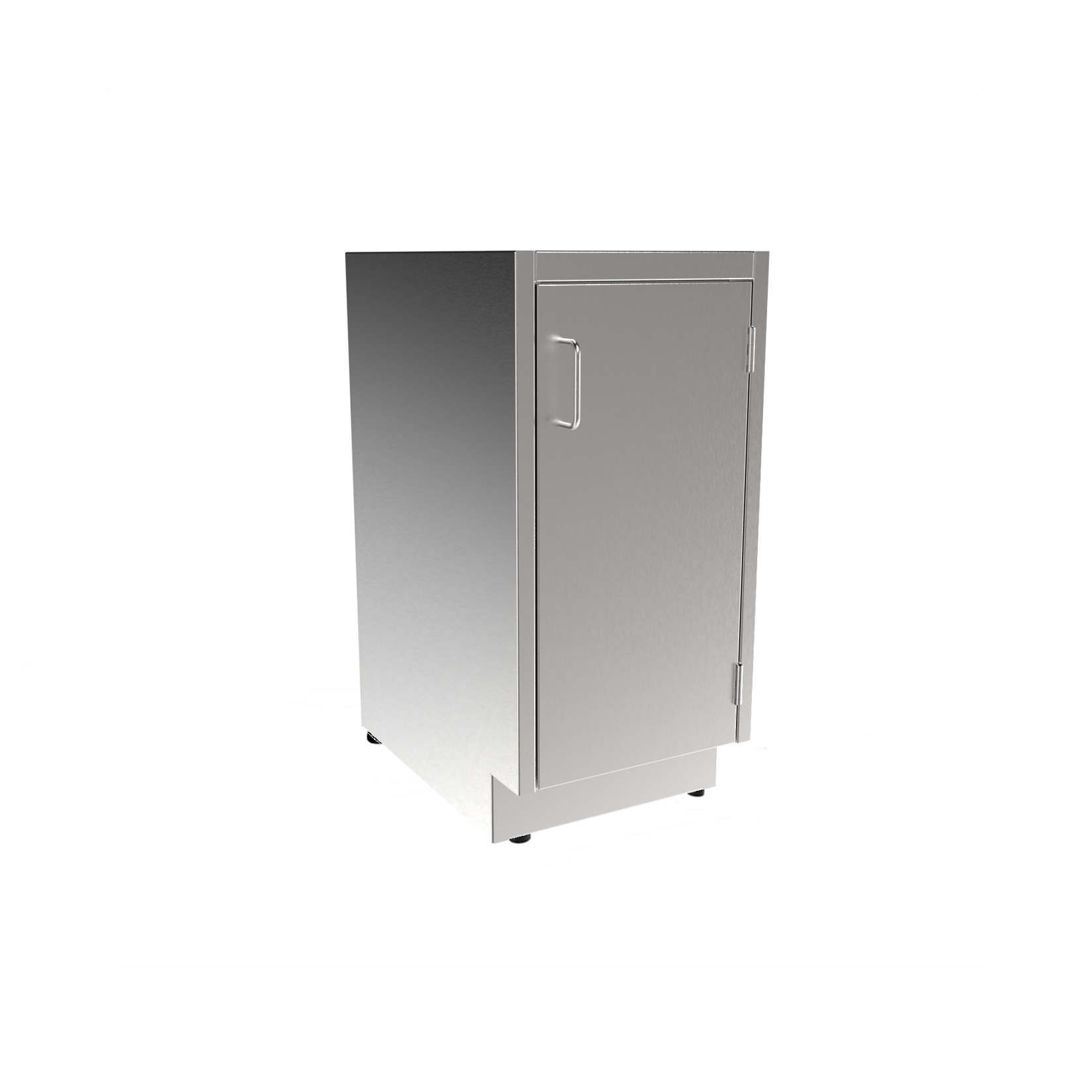 SBC3515-RH Stainless Steel Standing Height Base Cabinet