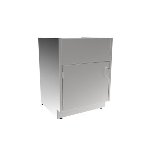 SBC3224-SK-LH Stainless Steel ADA Height Sink Base Cabinet