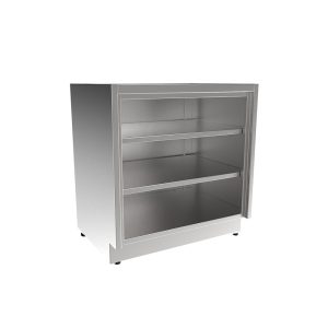 SBC3230-OF Stainless Steel ADA Height Base Cabinet, Open Face