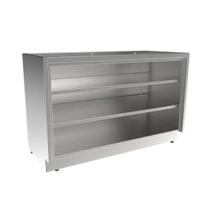SBC3248-OF Stainless Steel ADA Height Base Cabinet, Open Face