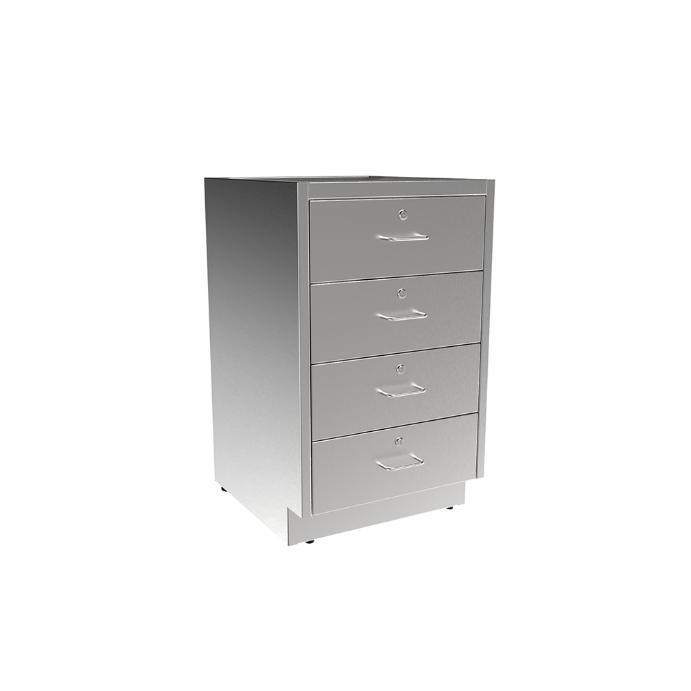 SBC3521-4DW Stainless Steel Standing Height Base Cabinet w/4 Drawer - Image 2
