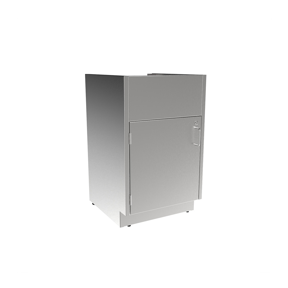 SBC3521-SK-LH Stainless Steel Standing Height Sink Base Cabinet - Image 2