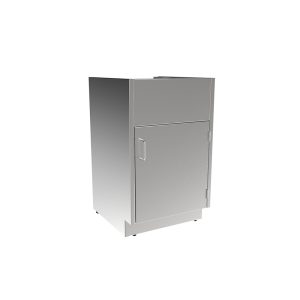 SBC3521-SK-RH Stainless Steel Standing Height Sink Base Cabinet